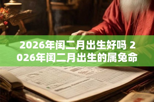 2026年闰二月出生好吗 2026年闰二月出生的属兔命运