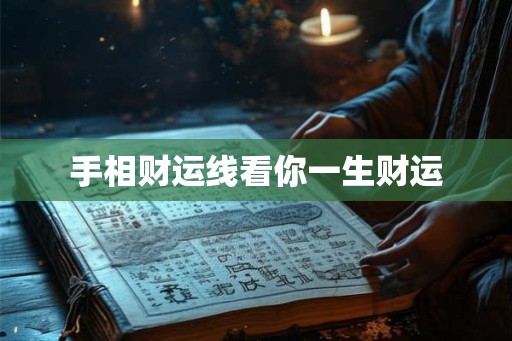 手相财运线看你一生财运 手相财运线看你一生财运