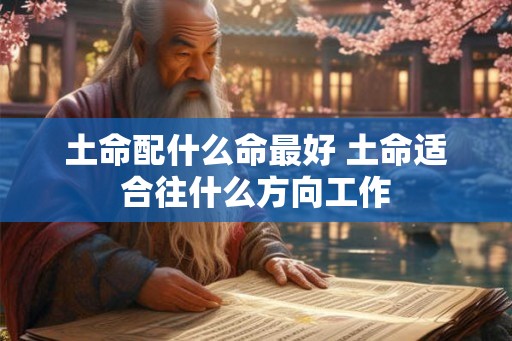 土命配什么命最好 土命适合往什么方向工作