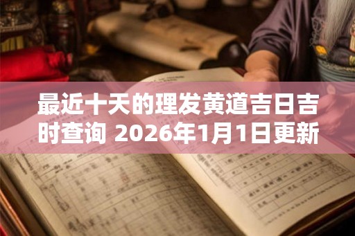 最近十天的理发黄道吉日吉时查询 2026年1月1日更新 最近十天的理发黄道吉日吉时查询 2026年1月1日更新