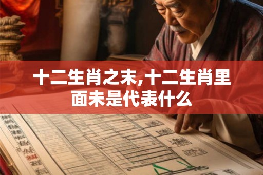 十二生肖之末,十二生肖里面未是代表什么