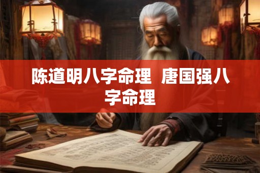 陈道明八字命理  唐国强八字命理