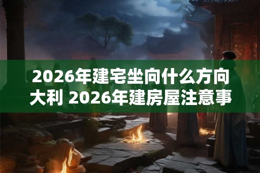 2026年建宅坐向什么方向大利 2026年建房屋注意事项