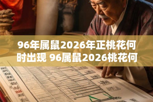 96年属鼠2026年正桃花何时出现 96属鼠2026桃花何时开