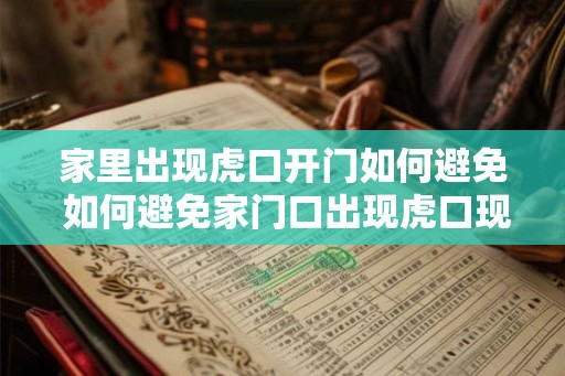 家里出现虎口开门如何避免 如何避免家门口出现虎口现象