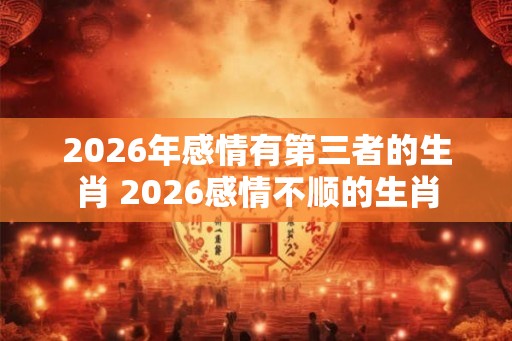 2026年感情有第三者的生肖 2026感情不顺的生肖