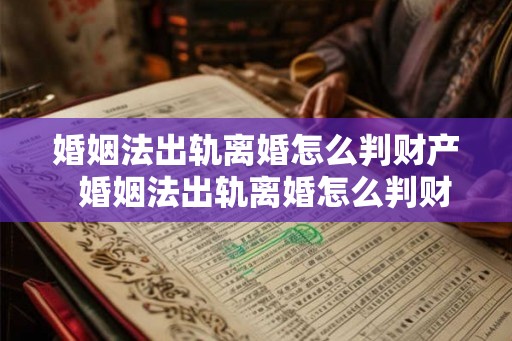 婚姻法出轨离婚怎么判财产  婚姻法出轨离婚怎么判财产