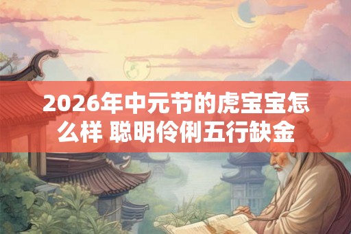 2026年中元节的虎宝宝怎么样 聪明伶俐五行缺金