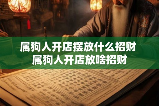 属狗人开店摆放什么招财 属狗人开店放啥招财