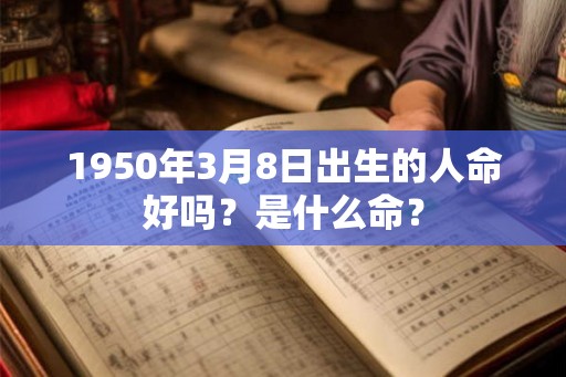 1950年3月8日出生的人命好吗？是什么命？