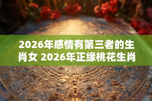 2026年感情有第三者的生肖女 2026年正缘桃花生肖