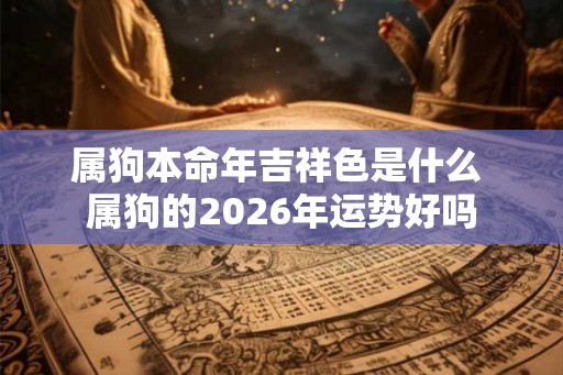 属狗本命年吉祥色是什么 属狗的2026年运势好吗