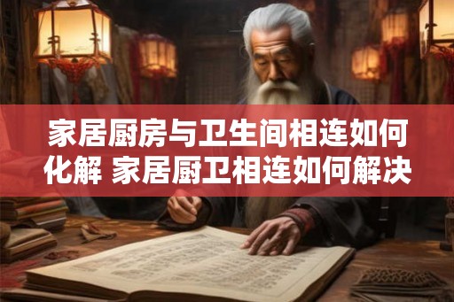 家居厨房与卫生间相连如何化解 家居厨卫相连如何解决