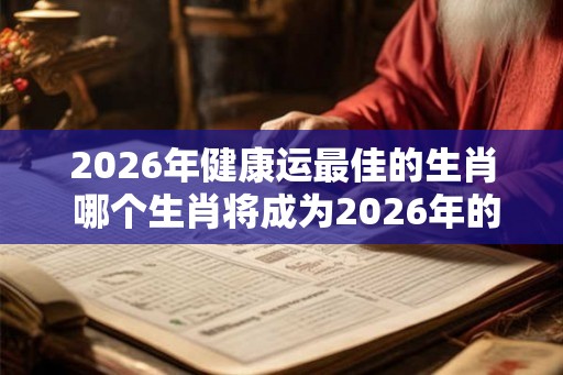 2026年健康运最佳的生肖 哪个生肖将成为2026年的健康运王