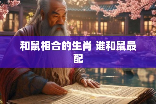 和鼠相合的生肖 谁和鼠最配