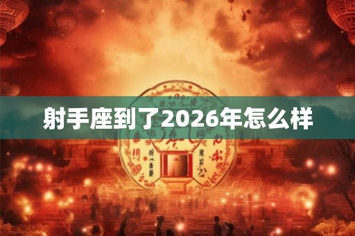 射手座到了2026年怎么样