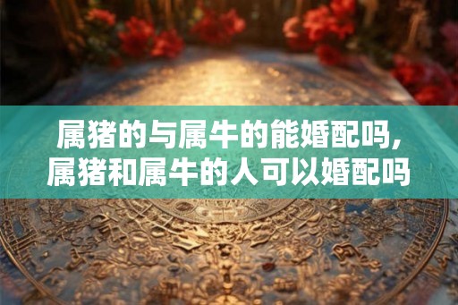 属猪的与属牛的能婚配吗,属猪和属牛的人可以婚配吗？