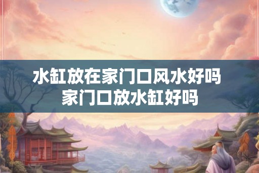 水缸放在家门口风水好吗 家门口放水缸好吗