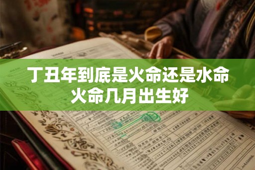 丁丑年到底是火命还是水命 火命几月出生好