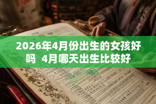 2026年4月份出生的女孩好吗 4月哪天出生比较好 2026年4月份出生的女孩好吗 4月哪天出生比较好