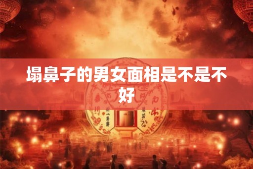 塌鼻子的男女面相是不是不好