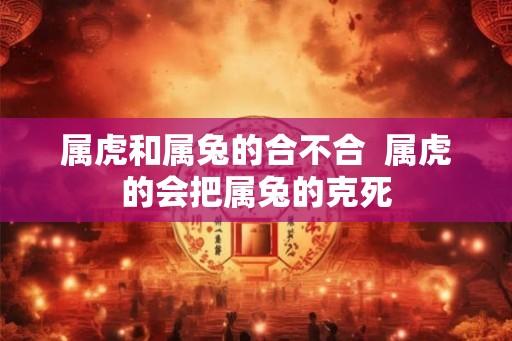 属虎和属兔的合不合  属虎的会把属兔的克死