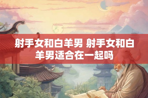 射手女和白羊男 射手女和白羊男适合在一起吗