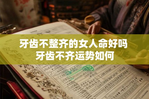 牙齿不整齐的女人命好吗 牙齿不齐运势如何