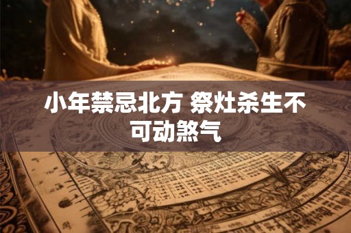 小年禁忌北方 祭灶杀生不可动煞气