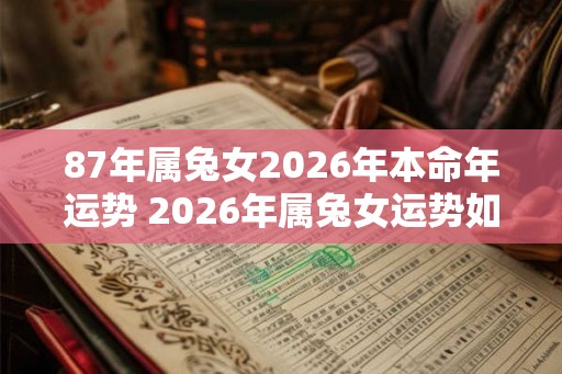 87年属兔女2026年本命年运势 2026年属兔女运势如何