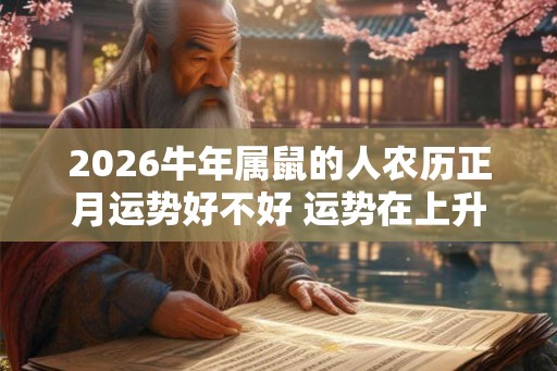 2026牛年属鼠的人农历正月运势好不好 运势在上升