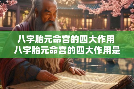 八字胎元命宫的四大作用 八字胎元命宫的四大作用是什么