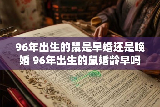 96年出生的鼠是早婚还是晚婚 96年出生的鼠婚龄早吗 96年出生的鼠是早婚还是晚婚 96年出生的鼠婚龄早吗