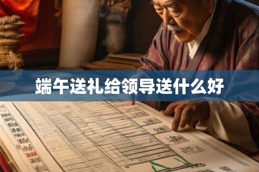 端午送礼给领导送什么好