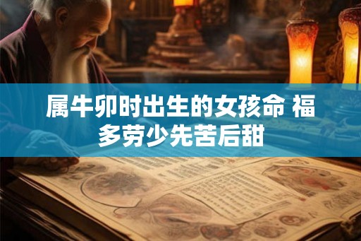 属牛卯时出生的女孩命 福多劳少先苦后甜