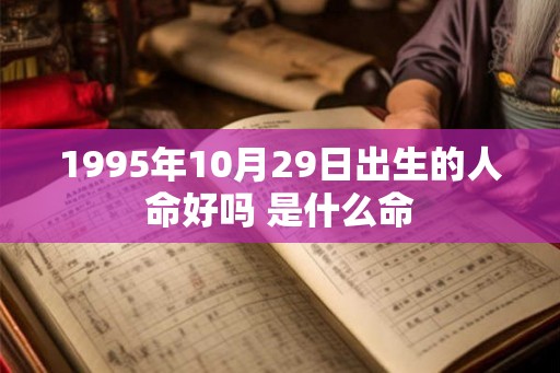 1995年10月29日出生的人命好吗 是什么命