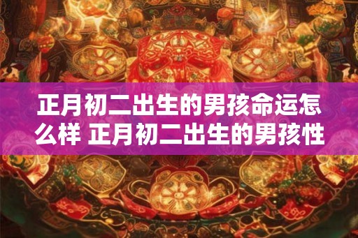 正月初二出生的男孩命运怎么样 正月初二出生的男孩性格