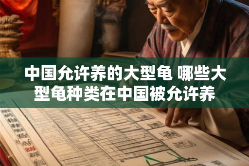 中国允许养的大型龟 哪些大型龟种类在中国被允许养