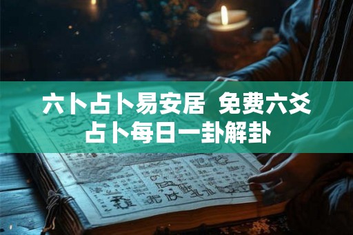 六卜占卜易安居  免费六爻占卜每日一卦解卦