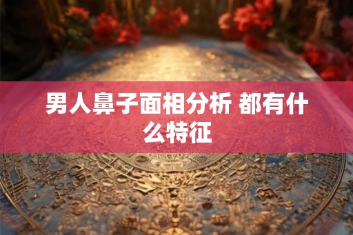男人鼻子面相分析 都有什么特征