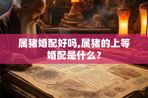 属猪婚配好吗,属猪的上等婚配是什么? 属猪婚配好吗,属猪的上等婚配是什么?