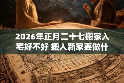 2026年正月二十七搬家入宅好不好 搬入新家要做什么