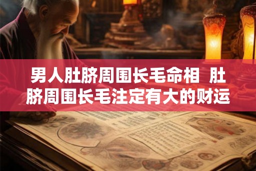 男人肚脐周围长毛命相  肚脐周围长毛注定有大的财运