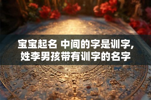 宝宝起名 中间的字是训字,姓李男孩带有训字的名字