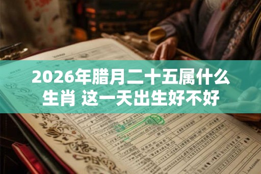 2026年腊月二十五属什么生肖 这一天出生好不好