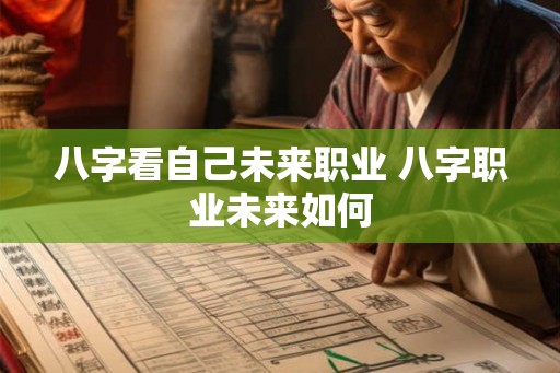 八字看自己未来职业 八字职业未来如何