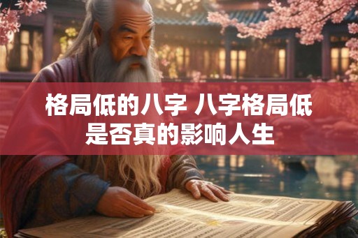 格局低的八字 八字格局低是否真的影响人生
