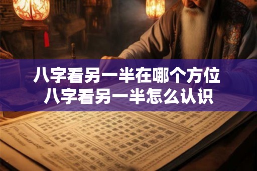 八字看另一半在哪个方位 八字看另一半怎么认识