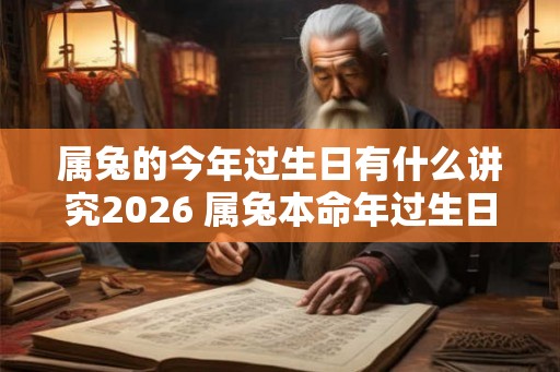 属兔的今年过生日有什么讲究2026 属兔本命年过生日注意事项 属兔的今年过生日有什么讲究2026 属兔本命年过生日注意事项