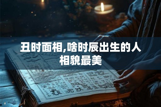 丑时面相,啥时辰出生的人相貌最美